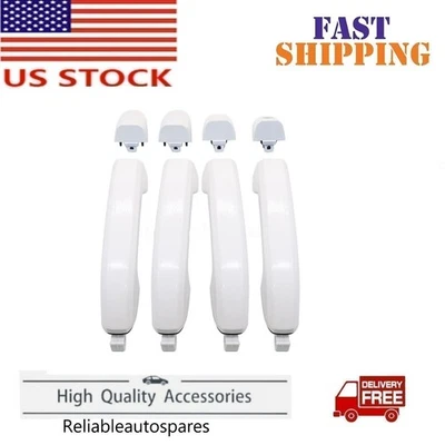 Nuevo juego de 4 manijas de puerta blancas olímpicas para Silverado Sierra 2014-2018 22929464 Foto 1 de 4