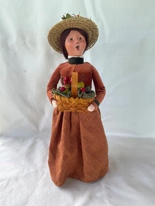 Byers Choice Caroler 2010 Fall Harvest Woman w/ Basket of Pears & Berries - Bild 1 von 12
