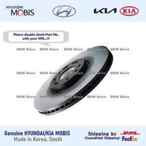 Genuine 51712A9300 Front Wheel Brake Disc for Kia Sedona / Carnival 2018-2019 - Picture 1 of 2