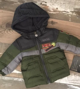 New - Pacific Trails Ski Winter Jacket, Green Camo pockets Snow boys ~ 6 M - Picture 1 of 7