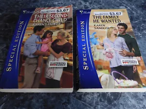 Harlequin SE Karen Sandler lot of 2 Fostering Family Series Paperbacks - Picture 1 of 1