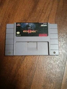 SNES Super Nintendo - Mortal Kombat II- Clean (1992) - Picture 1 of 4