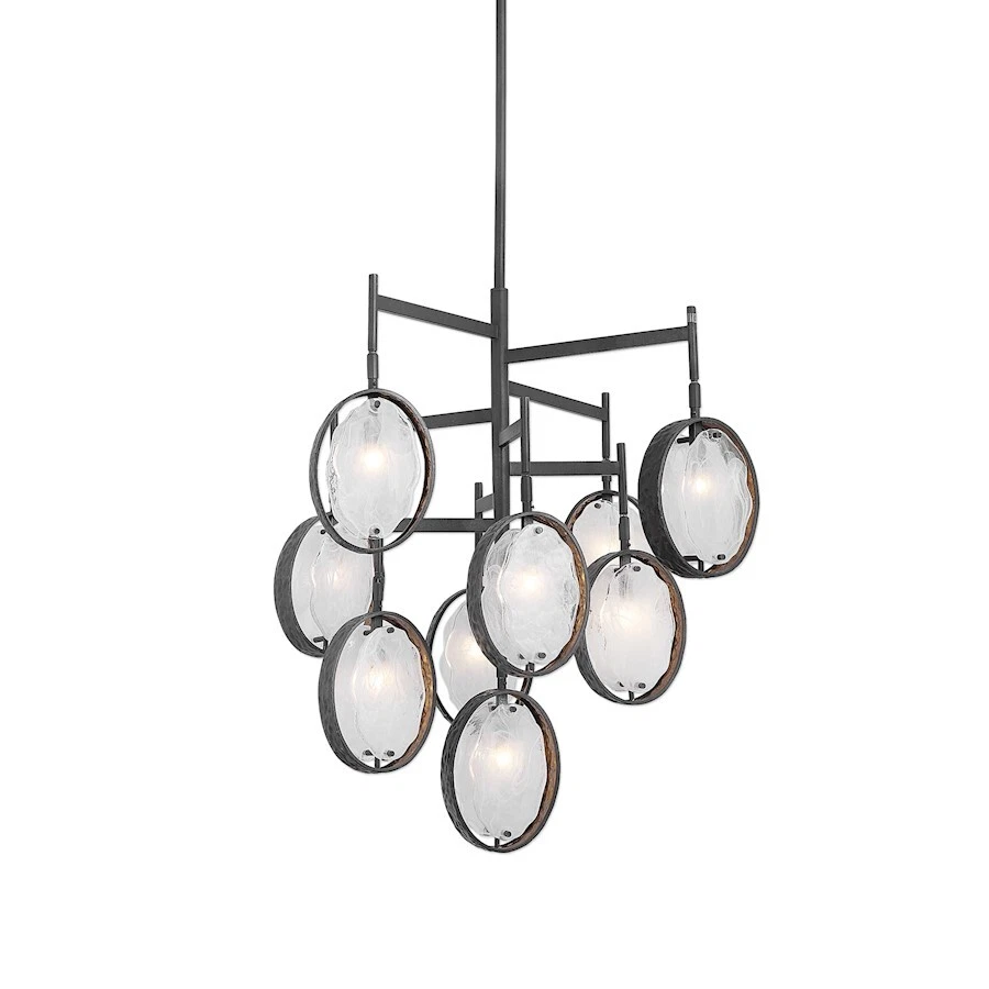 Uttermost Maxin Dark Bronze 9 Light Chandelier - 21317 - Image 1 of 1