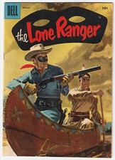 The Lone Ranger #92 Dell Comics Feb 1956 Early Silver Age Western