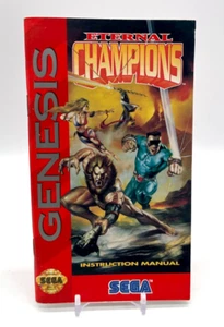 Eternal Champions Sega Genesis Manual Only Authentic Instruction Booklet No Game - Picture 1 of 2