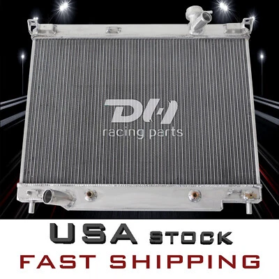 Radiador de refrigeração Fit 2002-09 Chevrolet Trailblazer/GMC Envoy/Saab 9-7x 4.2L 3 fileiras - Imagem 1 de 4