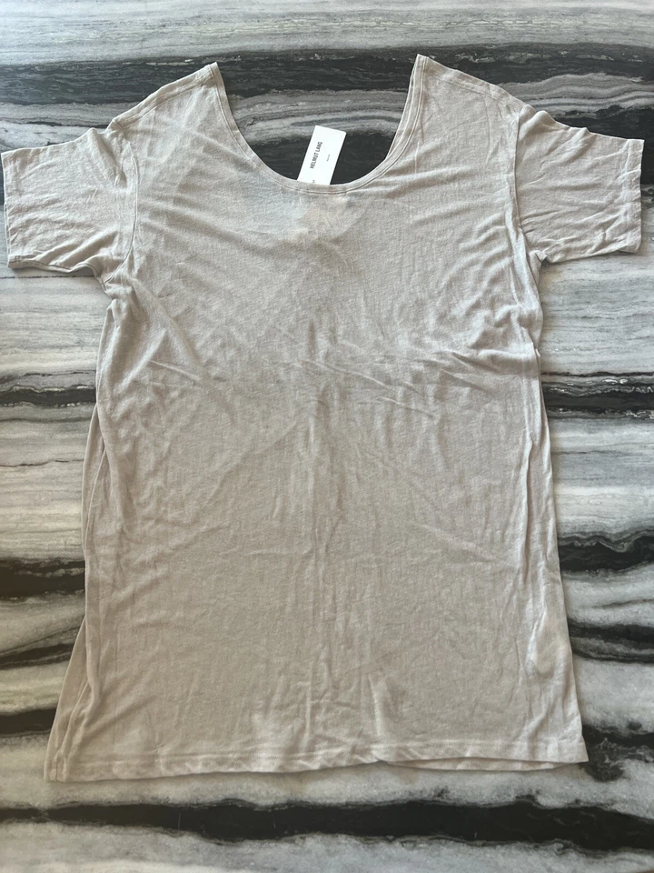 BNWT HELMUT LANG CLASSIC THREADBARE DOLMAN SLEEVE BLOUSE TOP SHIRT TUNIC M  - Image 1 of 4