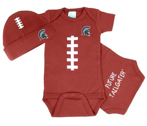 Future Tailgater Michigan State Spartans Baby Fußball Body und Mütze Set - Bild 1 von 3