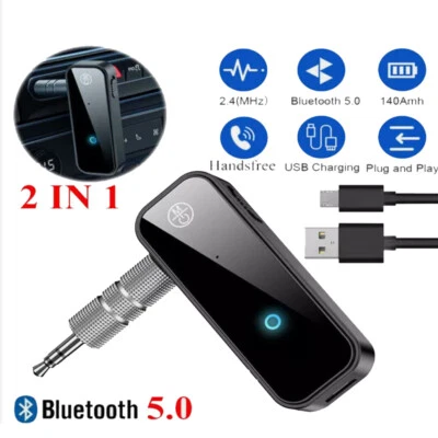USB Wireless Bluetooth Transmitter Receiver for Car Music Audio Aux Adapter - Image 1 of 4