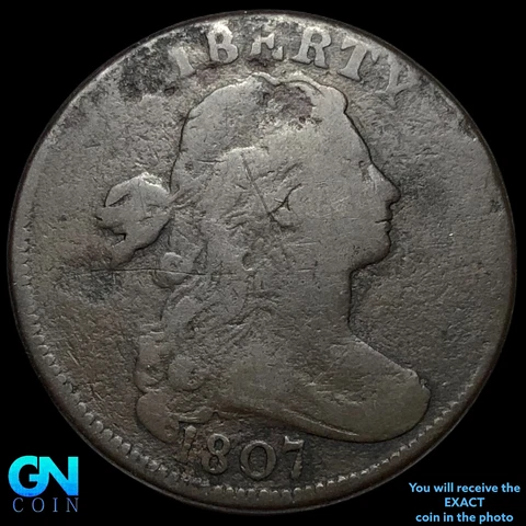 1807 Draped Bust Large Cent #E2788 Cover