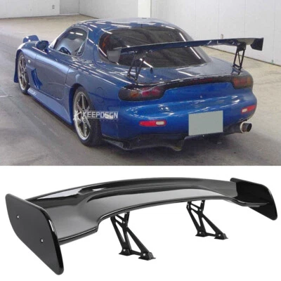 Glossy GT Style Racing 57" Rear Spoiler Trunk Wing For Mazda RX-7 RX7 FD3S RX-8 - Image 1 of 4