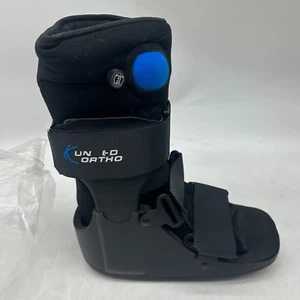 Bota de fractura UNITED ORTHO corta Air Cam Walker pequeña negra se adapta a izquierda o derecha - Imagen 1 de 9