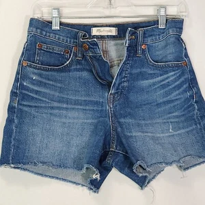 Pantalones cortos Madewell para mujer 25 azul real 26 bigotes - Imagen 1 de 17