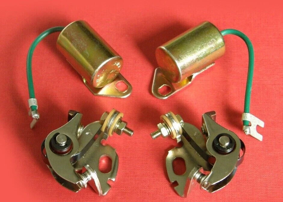 HONDA CB550 CB750 DAIICHI OEM КОМПЛЕКТ СМЕННЫХ ТОЧЕК ЛЕВЫЙ И ПРАВЫЙ КОНДЕНСАТОР - Изображение 1 из 4