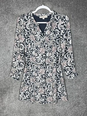 Vestido floral de cachemira manga larga LOFT para mujer talla pequeña pequeña forrado SP Foto 1 de 4