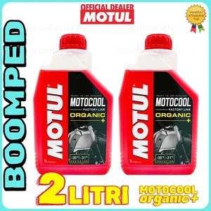 2 litri MOTUL MOTOCOOL ORGANIC ROSSO liquido radiatore moto scooter 02MO14 - Foto 1 di 5