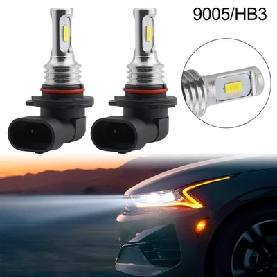 For RAV4 9012 LED Headlight Bulbs Effortless Installation Bright Light - Image 1 of 4