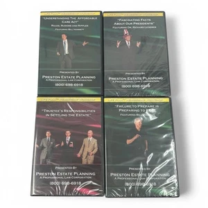 Preston Estate Planning Life Plan Membership Workshop 4 DVD Set - Picture 1 of 3