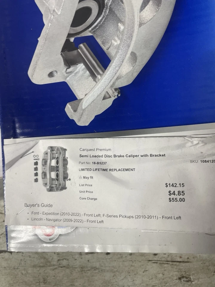 Front Left Brake Caliper 18-B5237 Ford F-150 Expedition Lincoln Navigator Foto 1 de 1