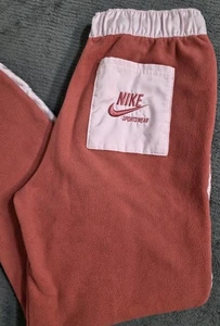 Nike Sweatpants Fleece Jogger Sz XL Girls Womans XS Pink Active Lounge  - Picture 1 of 6