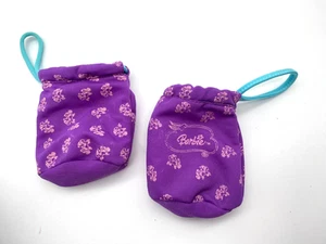 Barbie Bag Pouch Made for McDonalds Purple Set of Two - Picture 1 of 6