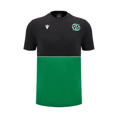 HANNOVER 96 – T-SHIRT BAUMWOLLE TRIKOT BLK/GRN - MACRON - Saison 2024/25