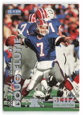 Fleer Tradition #13BC 1999 colección Doug Flutie Blitz Buffalo Bills Foto 1 de 2