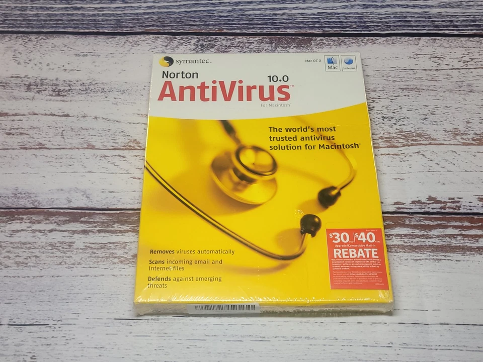Norton Antivirus 2005 Antispyware CD Mac OS X - Image 1 of 2