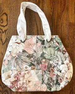 Cartera MAURIZIO TAIUTI Cuero Genuino Floral Acuarela Hecha en Italia Nueva con Etiquetas - Imagen 1 de 11