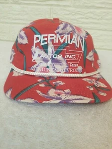 Vtg Hawaiian Permian Cherolet Crane Texsd Snapback Cap Never Worn - Picture 1 of 8