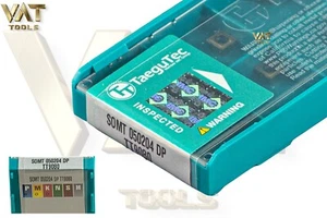 10x TaeguTec SOMT 050204 DP TT9080 Placa de perforación para acero Nuevo - Imagen 1 de 1