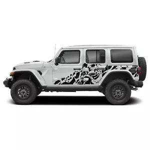 Side nightmare graphics stickers decal compatible with Jeep Wrangler - Picture 1 of 15