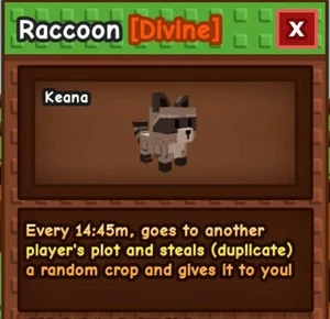 🟢ONLINE | Raccoon | Grow A Garden | Roblox | Cheapest & Fastest Delivery - Bild 1 von 1