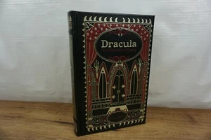 Dracula and other horror classics Bram Stoker Hardcover Leather Collectible NEW - Picture 1 of 7