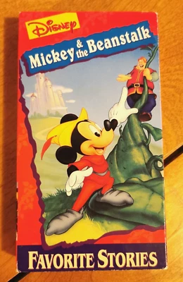 Disney's Favorite Stories - Mickey & The Beanstalk (VHS 1991) TESTED vintage - Image 1 of 4