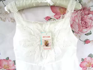 *NWT Ivory Cotton Lace FERN Bridesmaid Party Occasion Dress 11-12-13 MONSOON £60 - Picture 1 of 10
