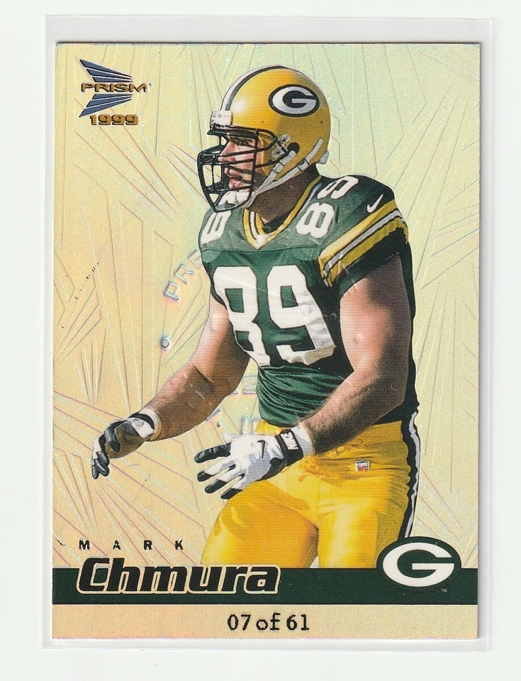 MARK CHMURA 1999 Pacific Trading Cards Silver Prisms 7/61 GREEN BAY PACKERS - Image 1 of 1