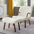 Modern Luxury Teddy Fabric Armchair Bedroom Living Room Fireside Lounge Sofa Set