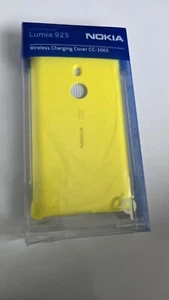 COQUE DE CHARGE SANS FIL AUTHENTIQUE NOKIA CC-3065 POUR LUMIA 925 | JAUNE - Photo 1/2