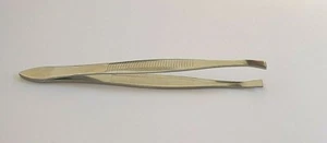 Stainless Steel Tweezers Eyebrow Facial Hair Pluck Remover - Picture 1 of 7
