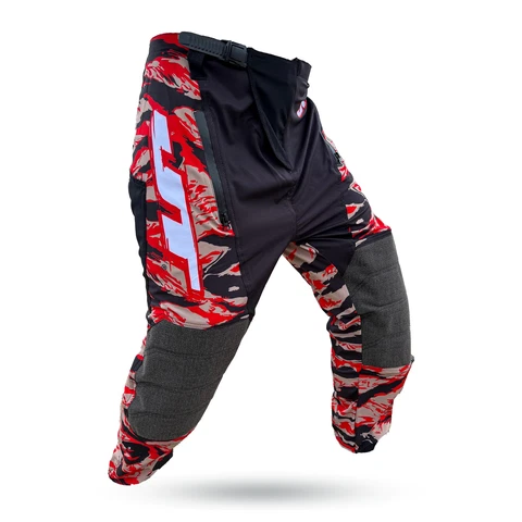 JT TEAM JOGGER PAINTBALL PANTS- RED TIGERSTRIPE Cover
