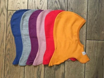 Lilano Schlupfmütze, Sturmhaube Wolle / Seide verschieden Farben und Größen