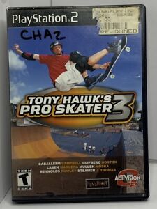 Tony Hawk's Pro Skater 3 PS2 (Sony PlayStation 2, 2002) No Manual SCRATCHED