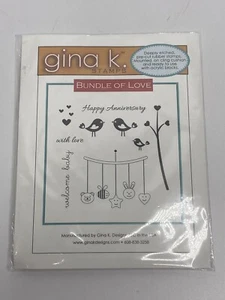 Gina K Rubber Stamps Bundle Of Love Anniversary Pre-cut - Picture 1 of 2