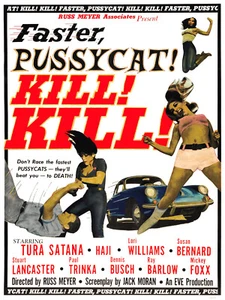 Schneller, Kätzchen! Töte! Töte! Tura Satana Filmposter Film Kunstdruck GRÖSSE AUSWÄHLEN - Bild 1 von 1