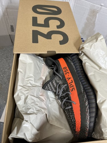 Taglia 10 Adidas Yeezy Boost 350 V2 Carbon Beluga 100% autentiche pronte per la spedizione