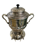 English Regency Style Silver Plated Urn Coffee Tea Dispenser