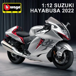 Simulation Alloy Motorcycle Toys 1:12 Maisto Locomotive Falcon 2022 Model Suzuki - Picture 1 of 14