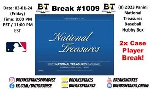 STAN MUSIAL 2023 Panini National Treasures Baseball 2 CASE 8 BOX Break #1009