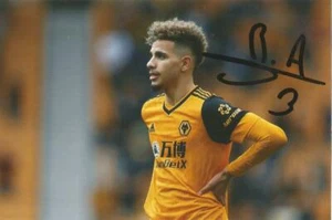 WÖLFE: RAYAN AIT-NOURI SIGNED 6x4 ACTION PHOTO+COA **PROOF** - Bild 1 von 2